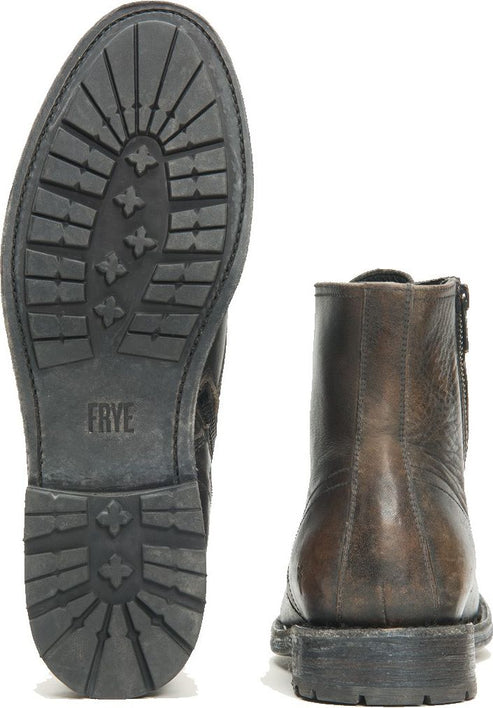 Frye Boots Bowery Lace Up Black