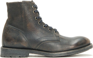 Frye Boots Bowery Lace Up Black