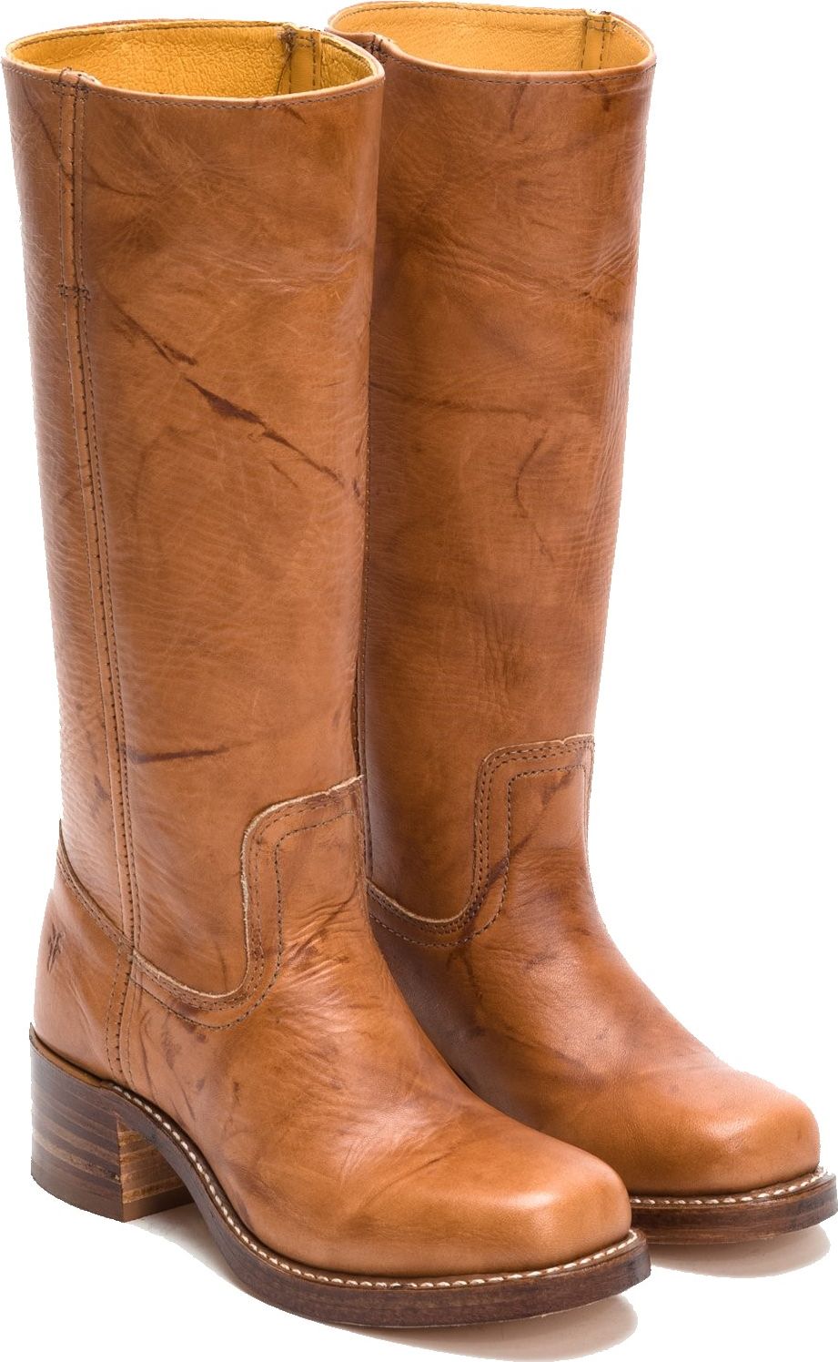 Frye Boots Campus 14l Saddle