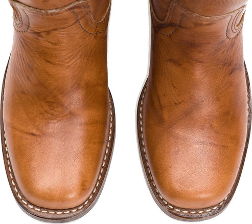 Frye Boots Campus 14l Saddle