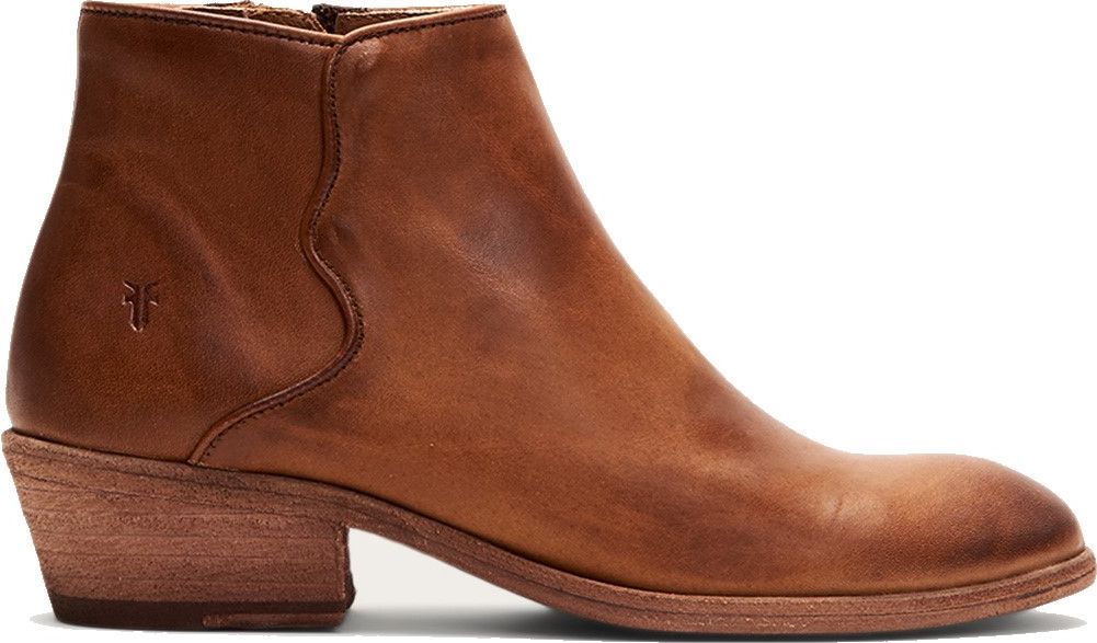 Frye Boots Carson Piping Bootie Caramel