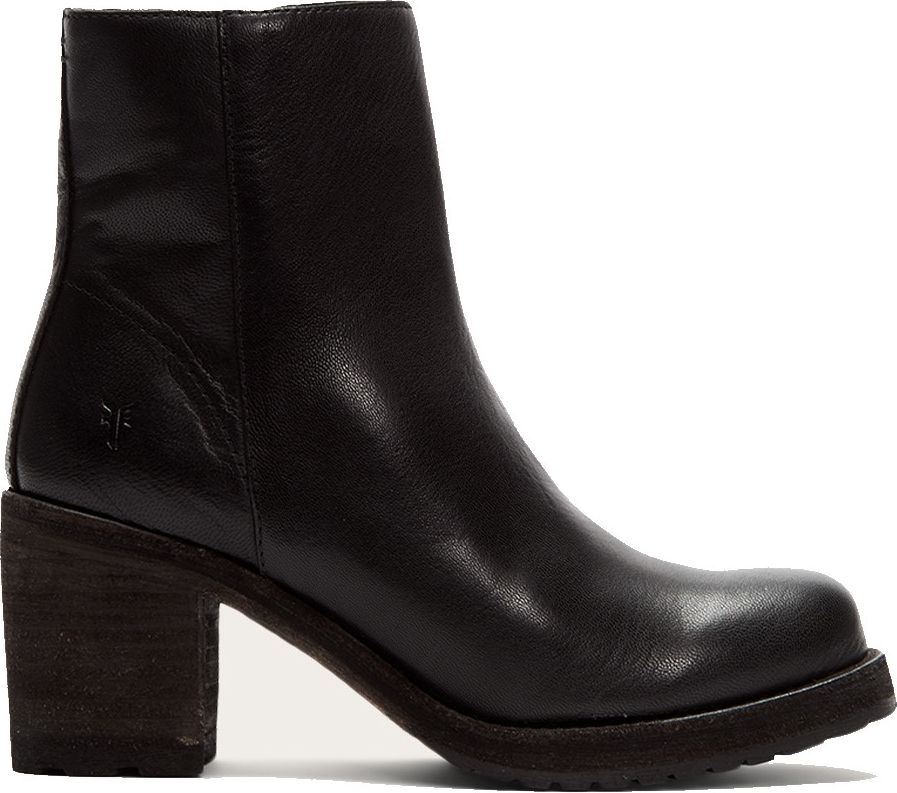 Frye Boots Karen Inside Zip Short Black