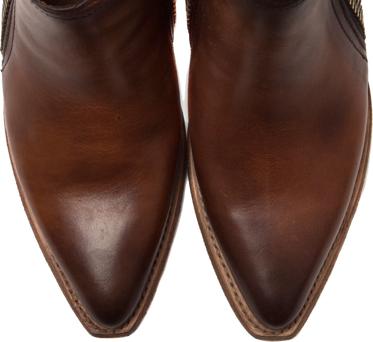 Frye Boots Sacha Moto Shortie Caramel