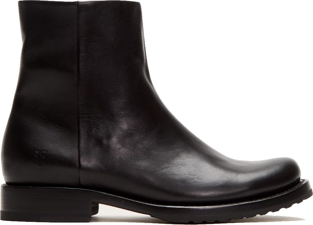 Frye Boots Veronica Inside Zip Black