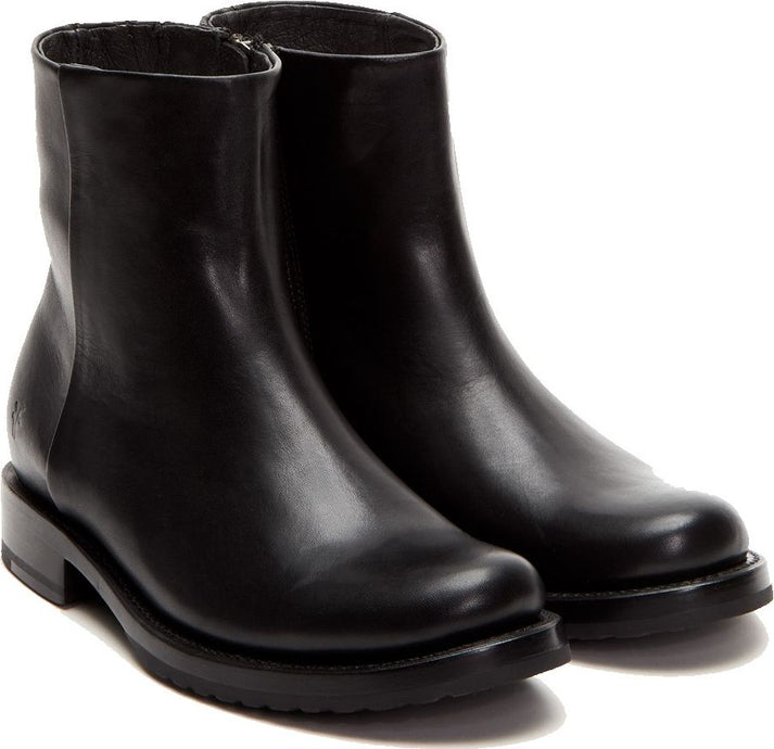 Frye Boots Veronica Inside Zip Black