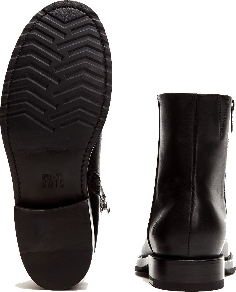 Frye Boots Veronica Inside Zip Black