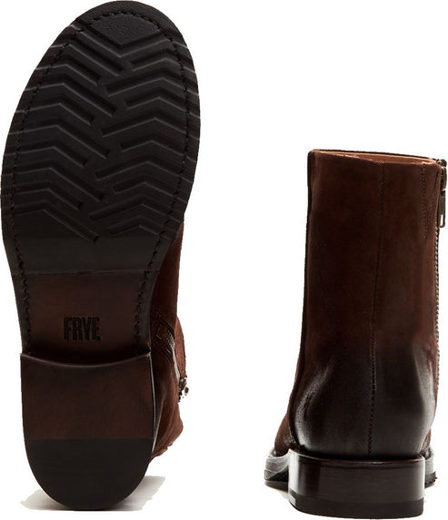 Frye Boots Veronica Inside Zip Dark Chocolate