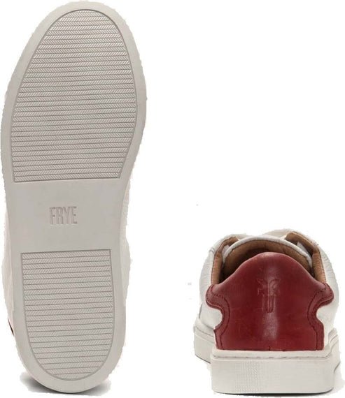 Frye Shoes Ivy Western Low Lace White/red