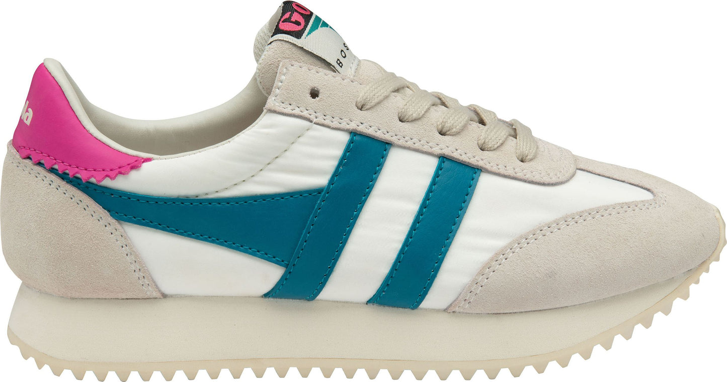 Gola Shoes Boston 78 White/teal/fuchsia