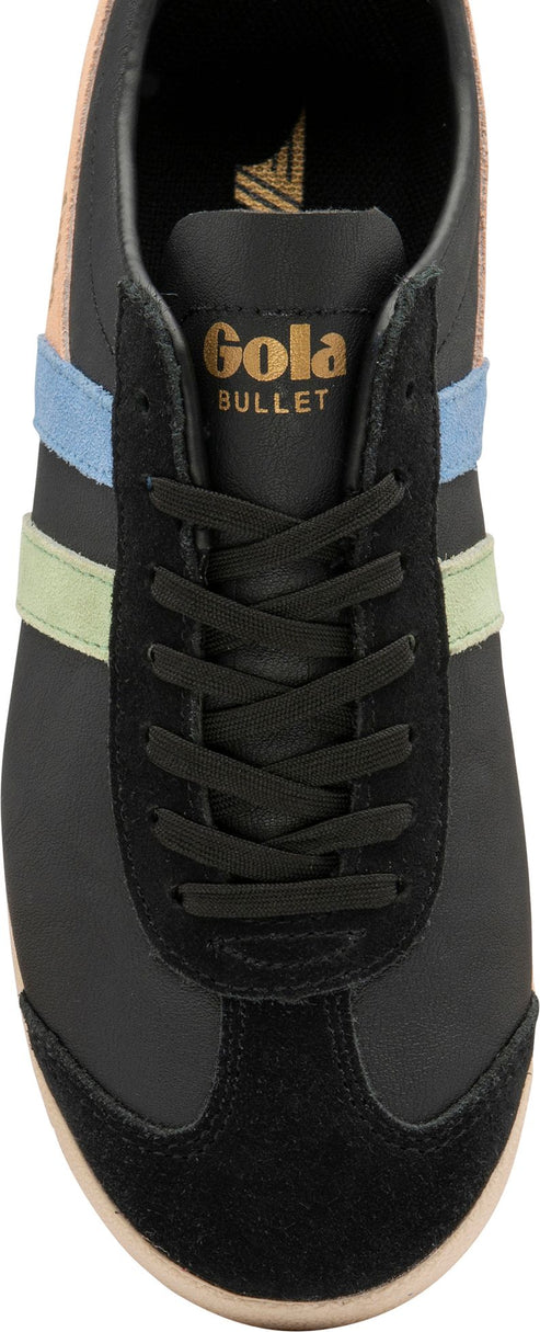 Gola Shoes Bullet Trident Black/patina Green/vista Blue