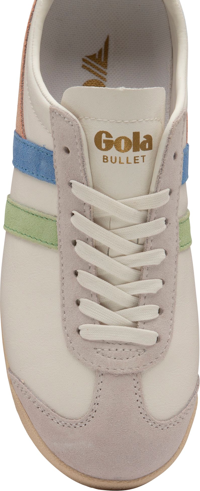 Gola Shoes Bullet Trident White/patina Green/vista Blue