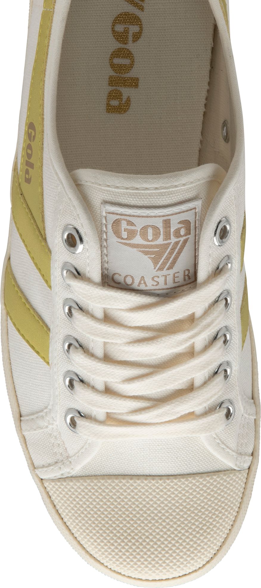 Gola Shoes Coaster Off White/lemon