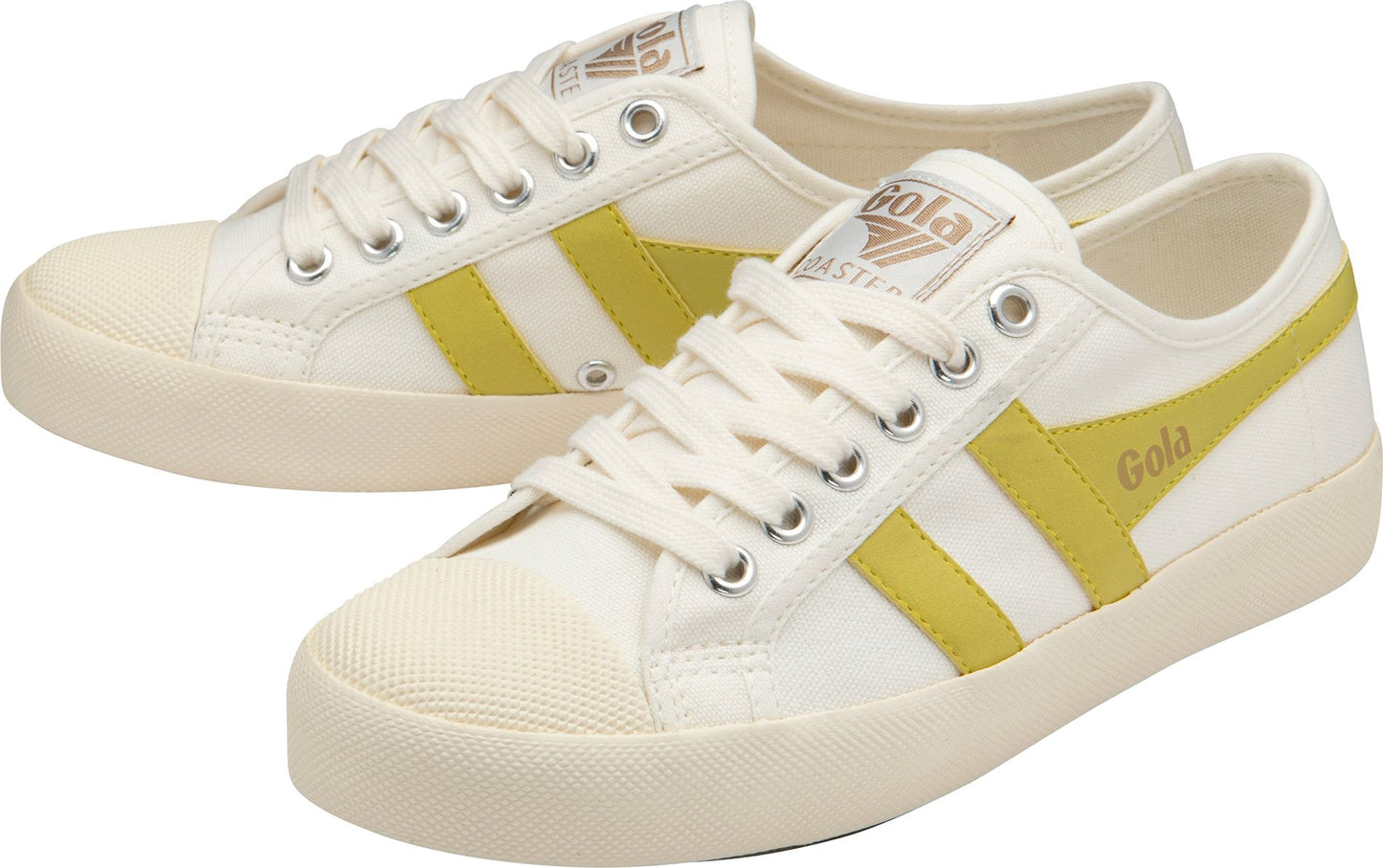 Gola Shoes Coaster Off White/lemon