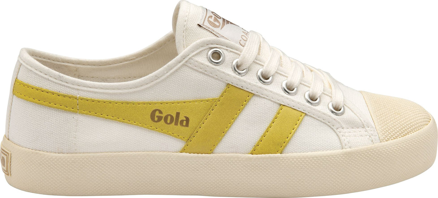 Gola Shoes Coaster Off White/lemon