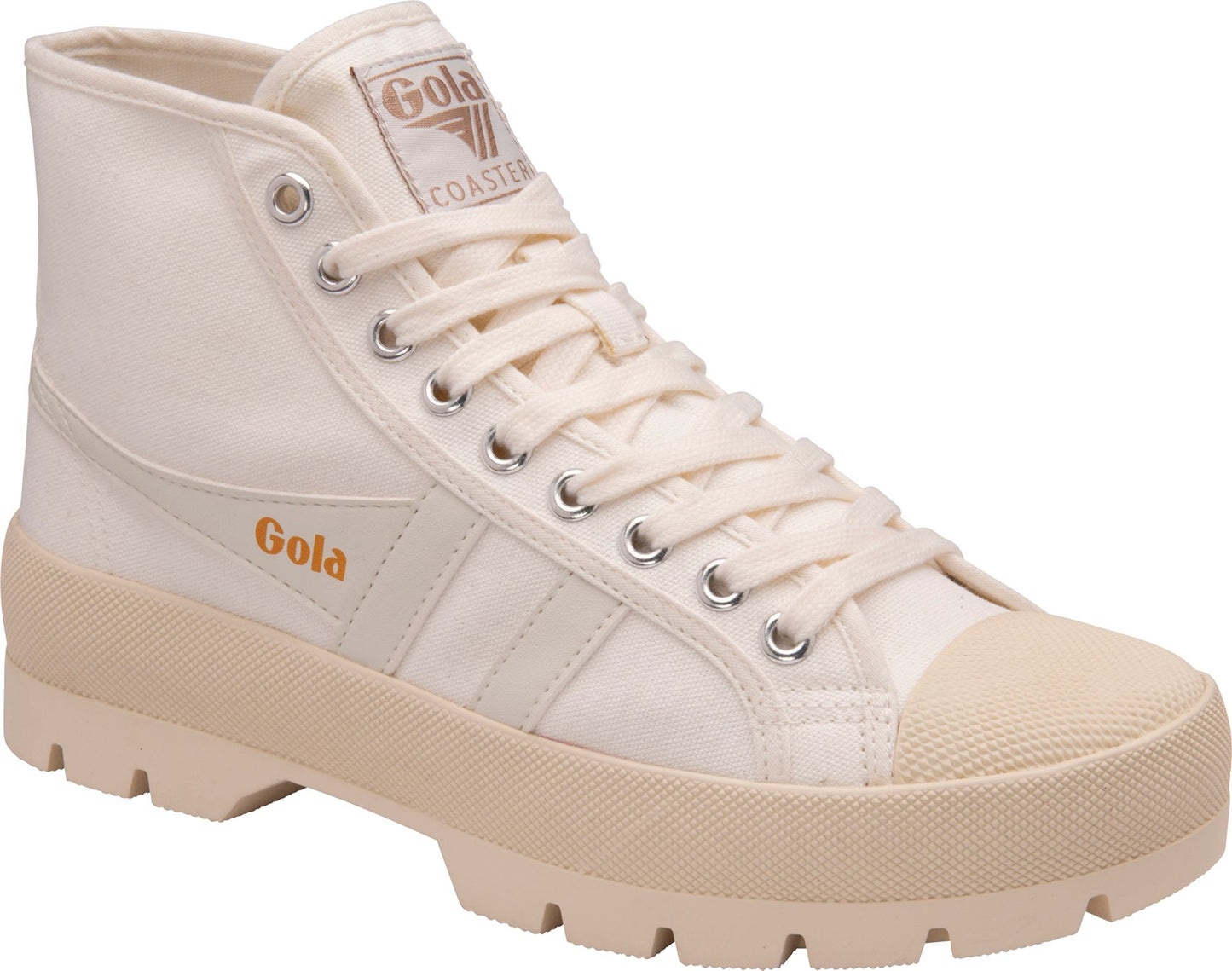 Gola Shoes Coaster Peak High Off White