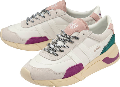 Gola Shoes Eclipse Trident White/foxglove/chalk Pink