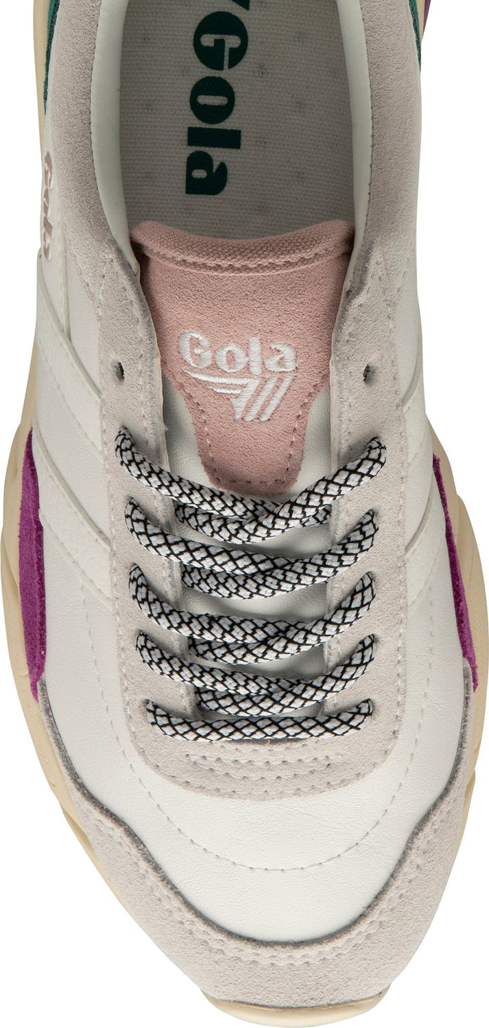 Gola Shoes Eclipse Trident White/foxglove/chalk Pink