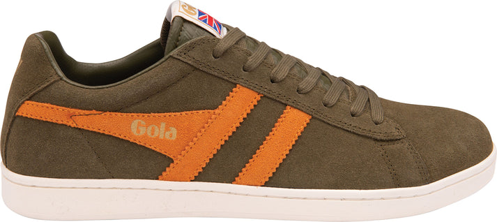 Gola Shoes Equipe Suede Khaki/moody Orange