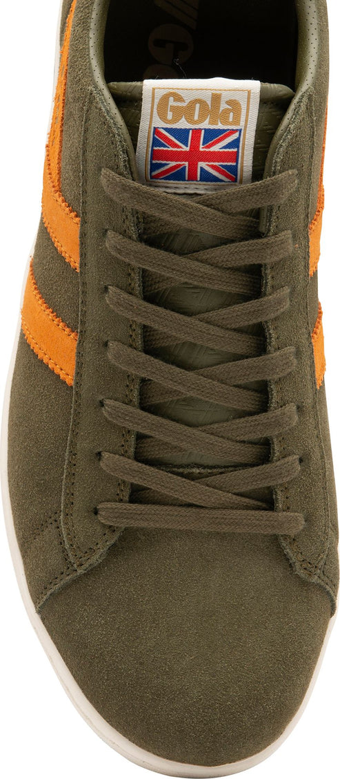 Gola Shoes Equipe Suede Khaki/moody Orange