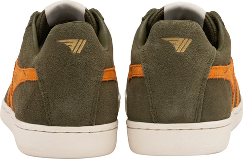 Gola Shoes Equipe Suede Khaki/moody Orange