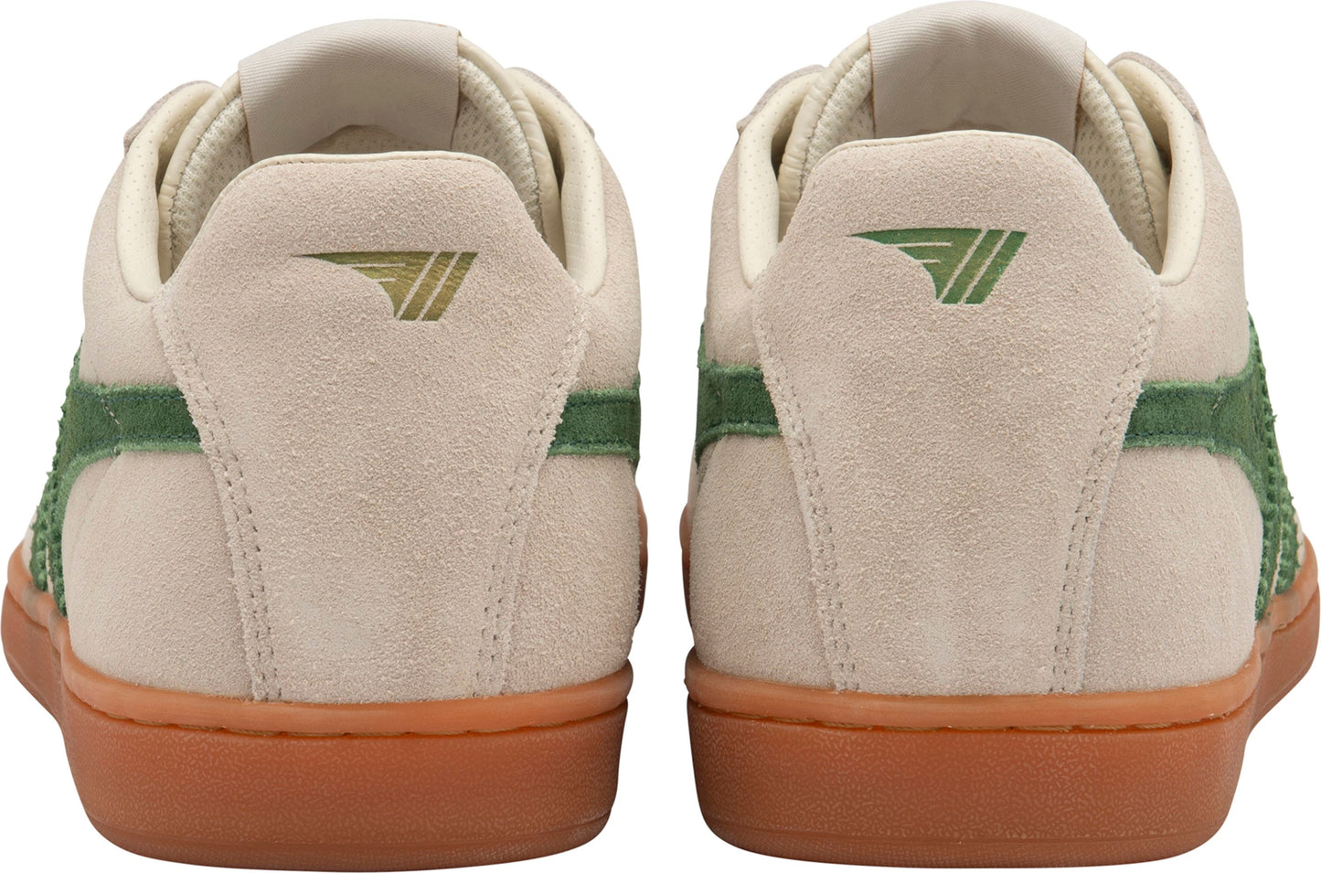 Gola Shoes Equipe Suede Off White/dark Green