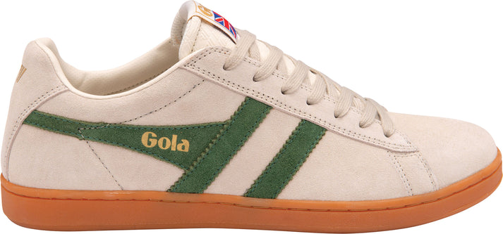 Gola Shoes Equipe Suede Off White/dark Green