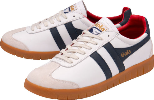 Gola Shoes Hurricane Leather White/navy/deep Red