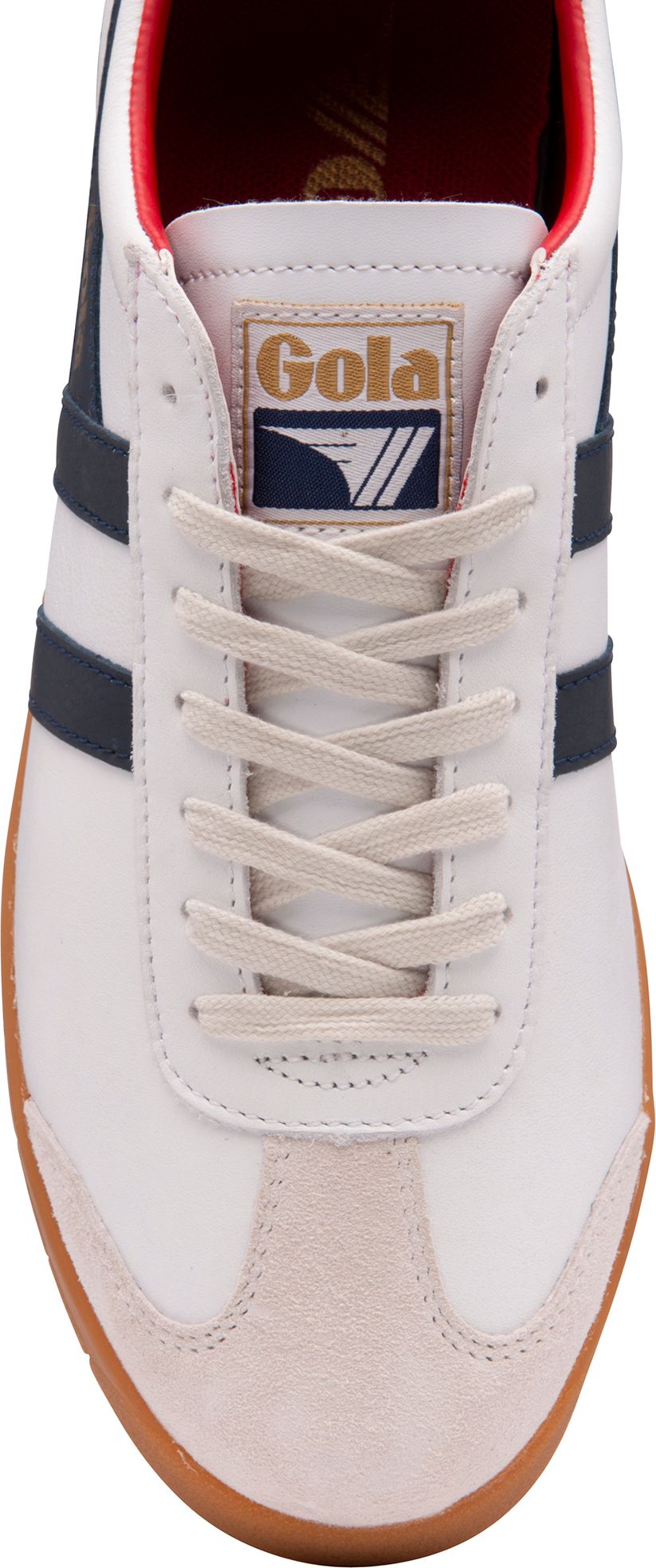 Gola Shoes Hurricane Leather White/navy/deep Red