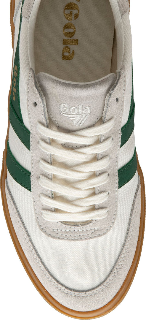 Gola Shoes Match Point Off White/dark Green