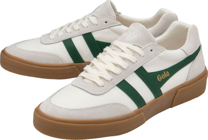 Gola Shoes Match Point Off White/dark Green