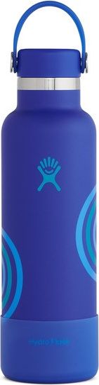 Hydro Flask Accessories 21oz Standard Mouth With Flex Cap And Boot Wave Blue