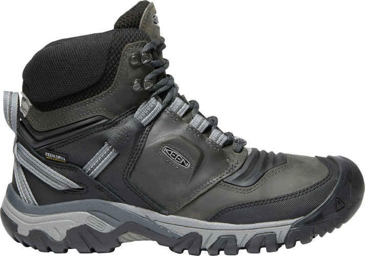 KEEN Boots Men's Ridge Flex Mid Waterproof Magnet