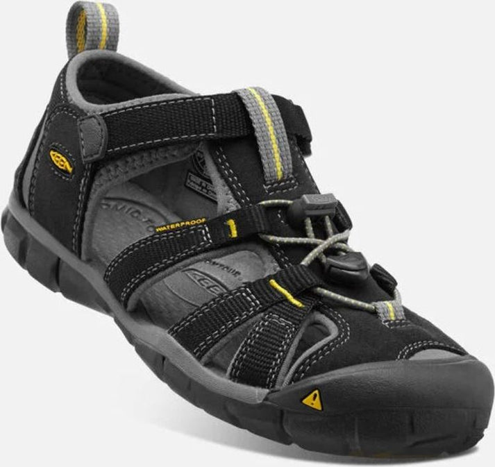 KEEN Sandals Little Kids' Seacamp 11 Cnx Black Yellow