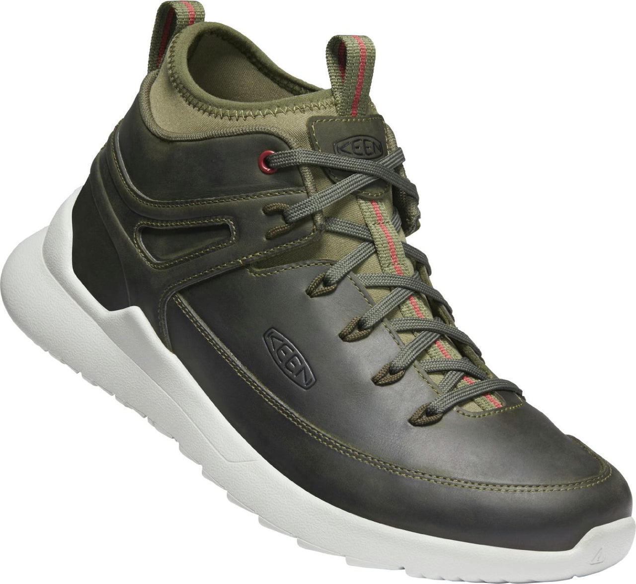 KEEN Shoes Men's Highland Sneaker Mid Green Lake