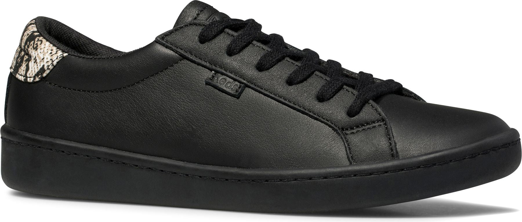 Ace Leather Mix Black