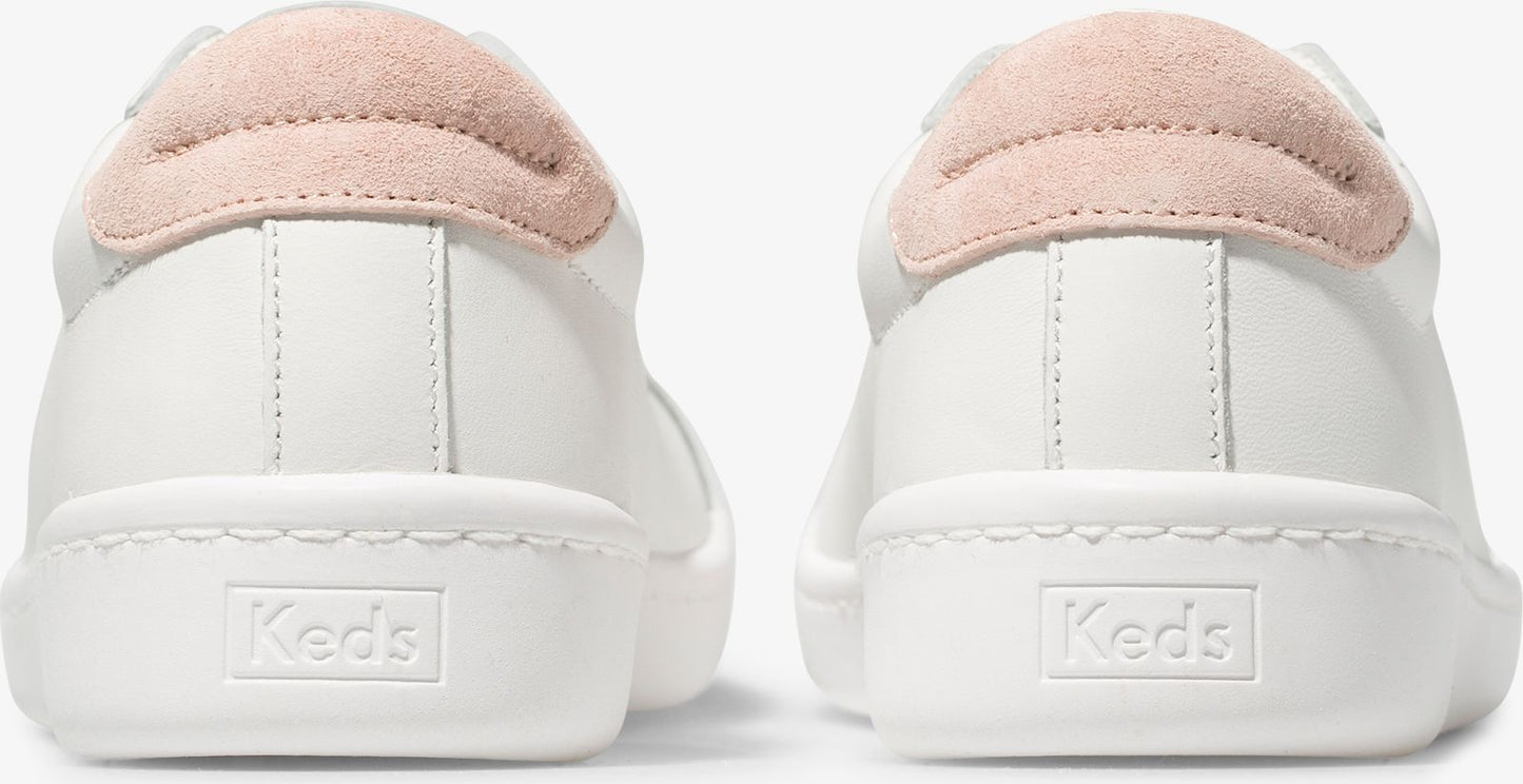 Keds Shoes Ace Leather White & Blush