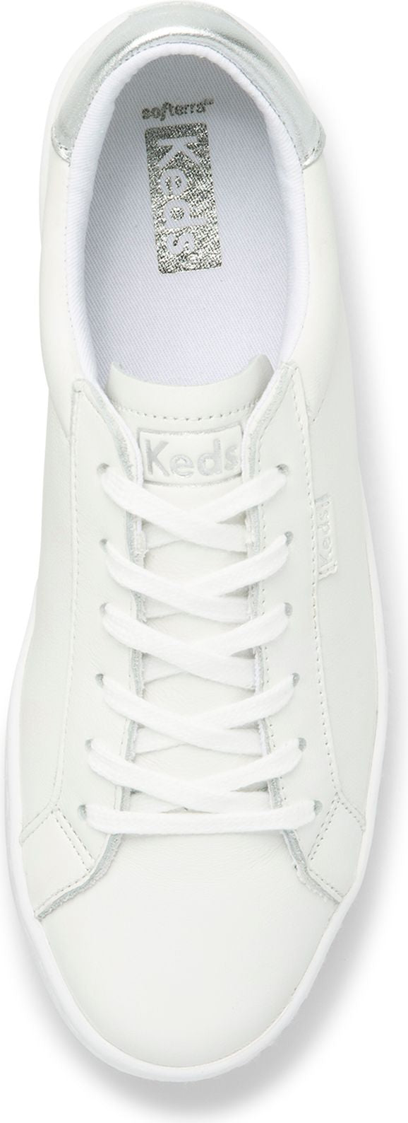 Keds Shoes Ace Leather White/silver