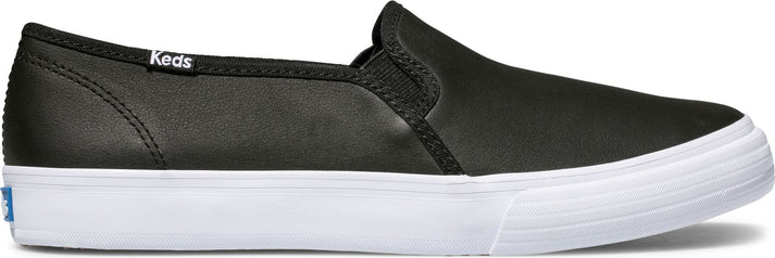 Keds Shoes Double Decker Lthr Black - Wide