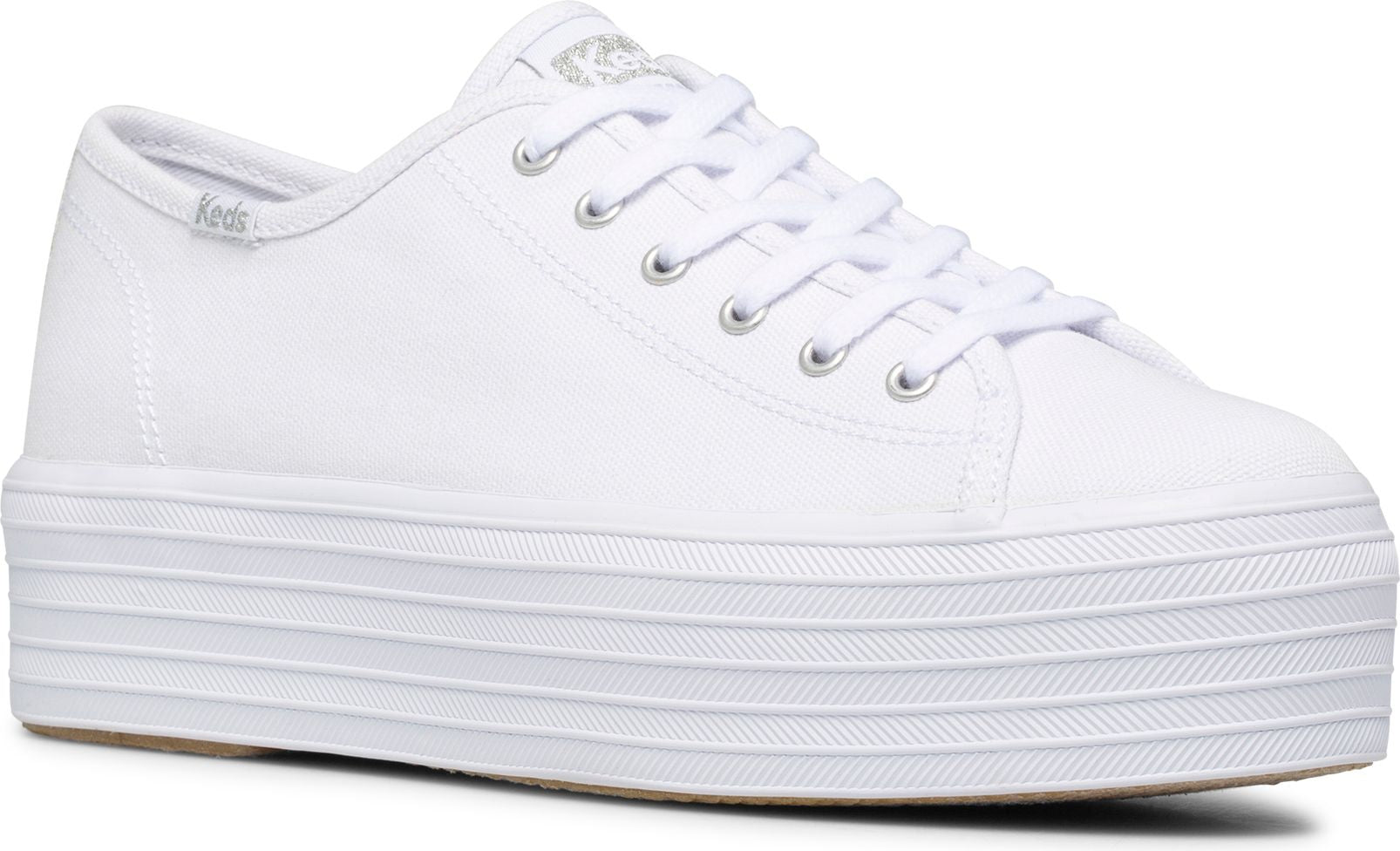 Triple Up Canvas White