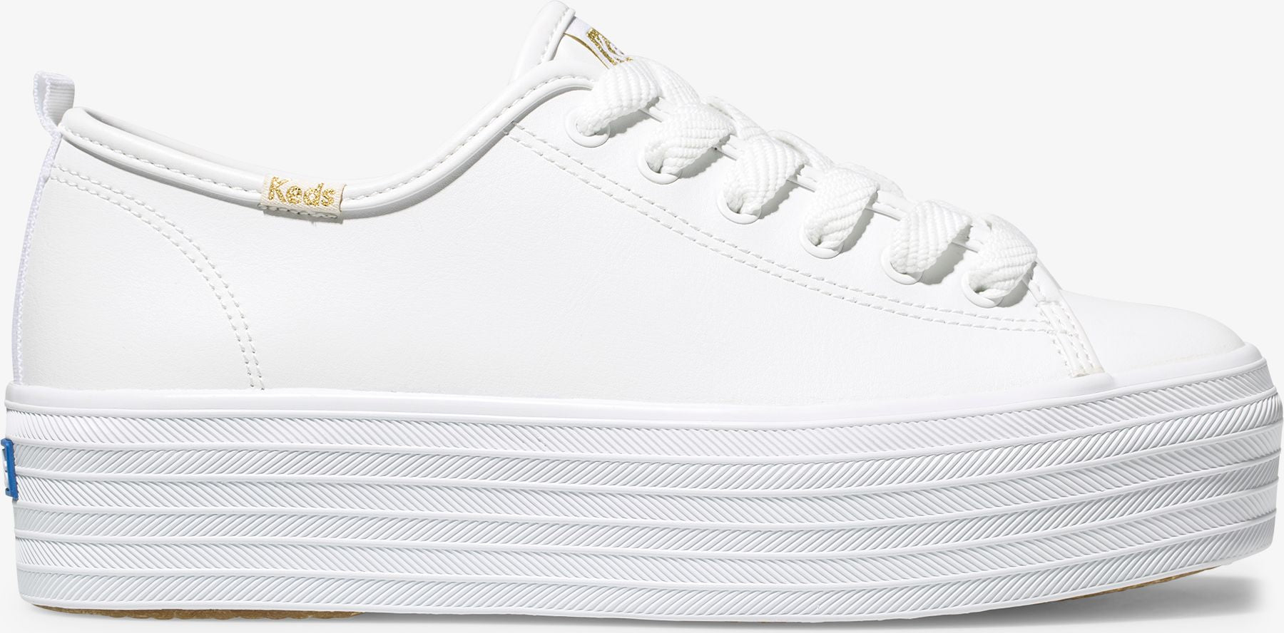 Triple Up Leather White