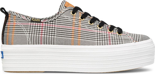 Keds Shoes Triple Up Waxed Canvas Black Multi