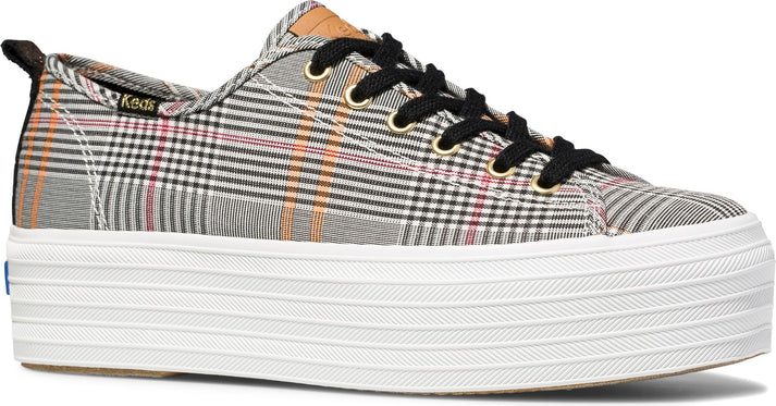 Keds Shoes Triple Up Waxed Canvas Black Multi