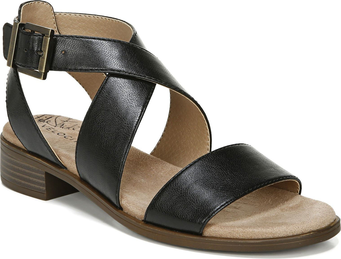 Lifestride Sandals Banning Black - Wide