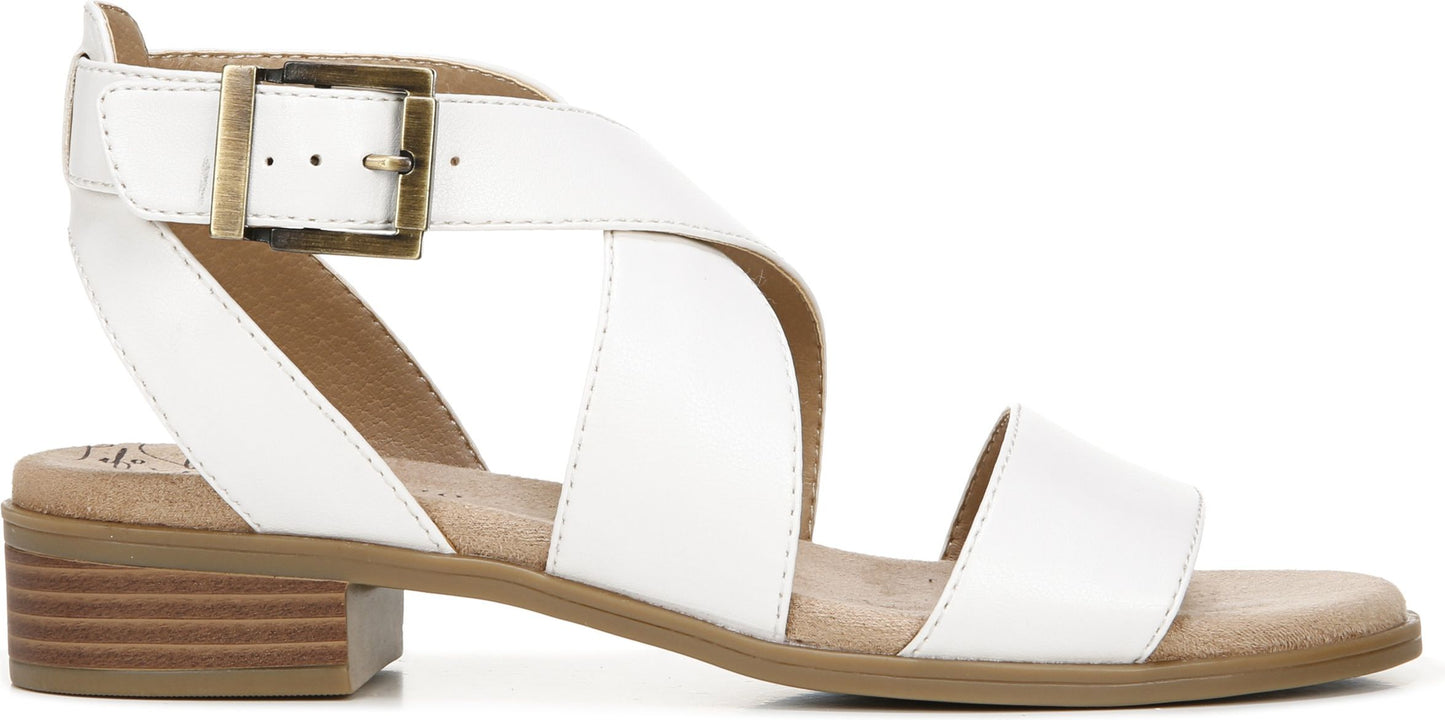 Lifestride Sandals Banning White - Wide