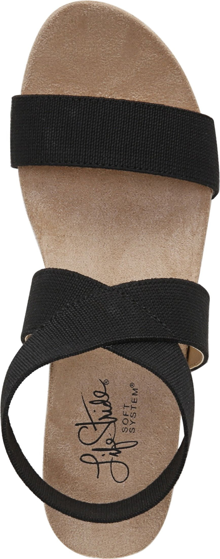 Lifestride Sandals Del Mar Black - Wide