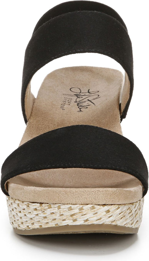 Lifestride Sandals Delta Black - Wide