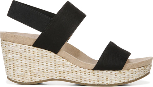 Lifestride Sandals Delta Black - Wide