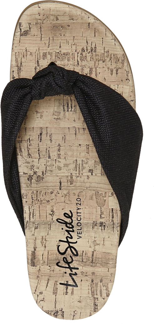 Lifestride Sandals Happy Black - Wide