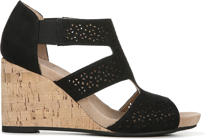 Lifestride Sandals Heidi Black - Wide