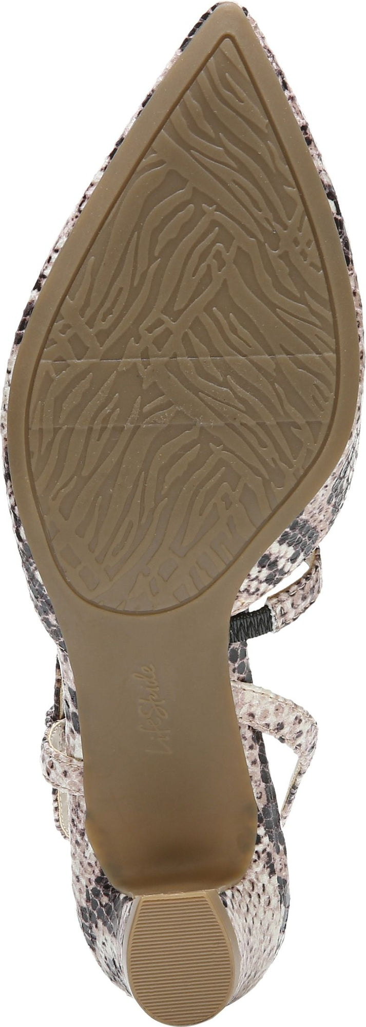 Lifestride Sandals Minimalist Blush Snake